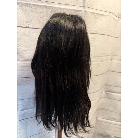 16 inch natural black human lace front wig - Picture 3 of 4